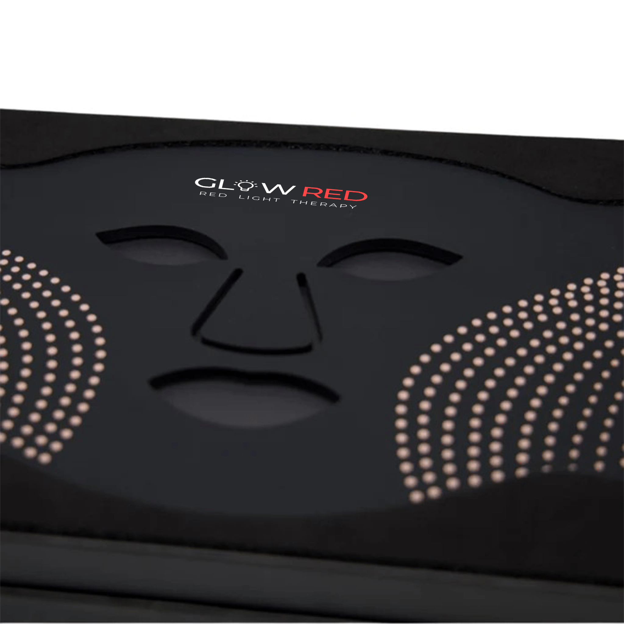 GlowRed Advanced LED Facial Mask – wireless LED light therapy device for skin rejuvenation, anti-aging, and acne treatment.