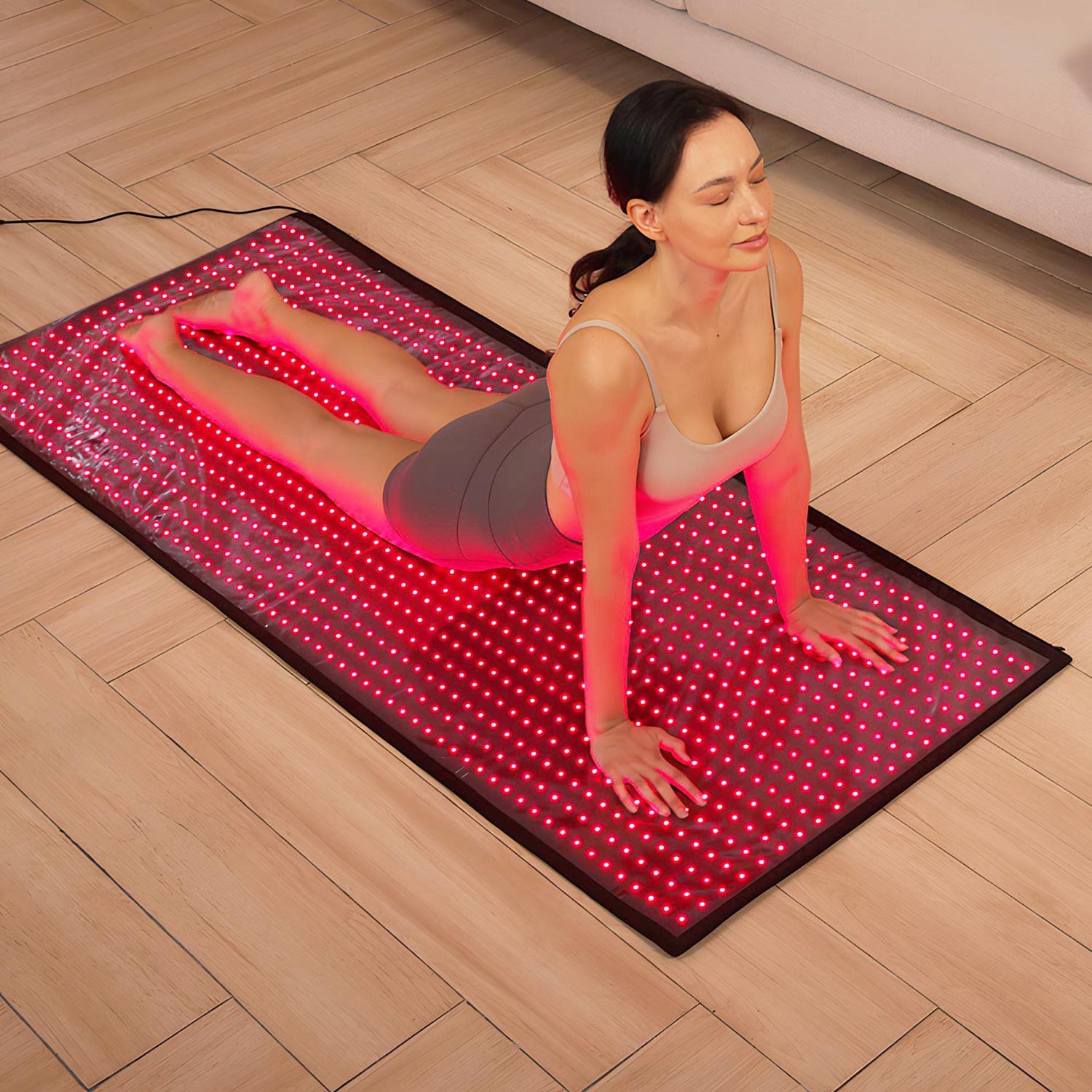 Glow-Red™ Infrared Light Therapy Mat by Glow Red™ offering natural pain relief, improved circulation, and enhanced recovery with advanced infrared technology.