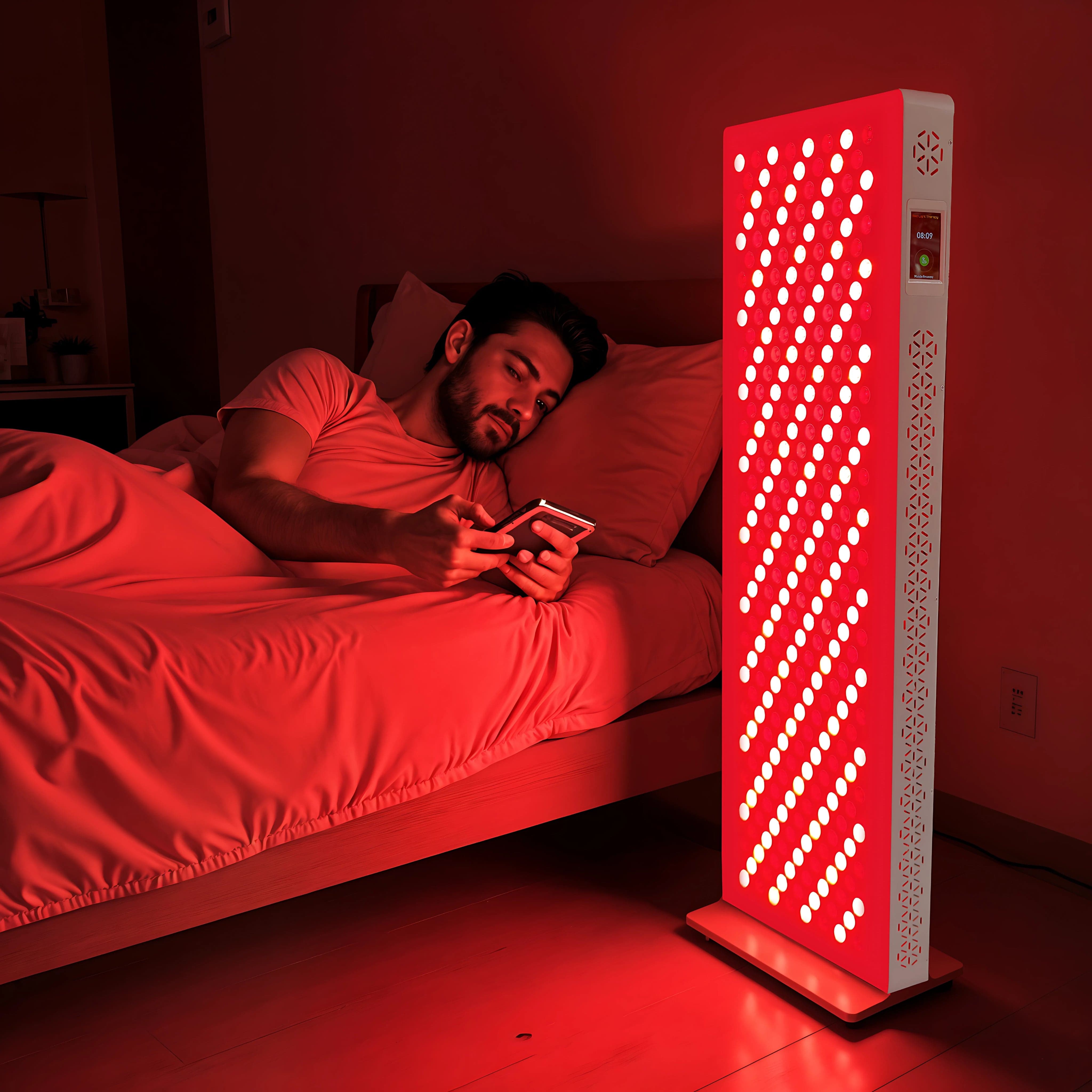 Glow-Red™ Red Light Digital Panel for skin therapy and wellness.