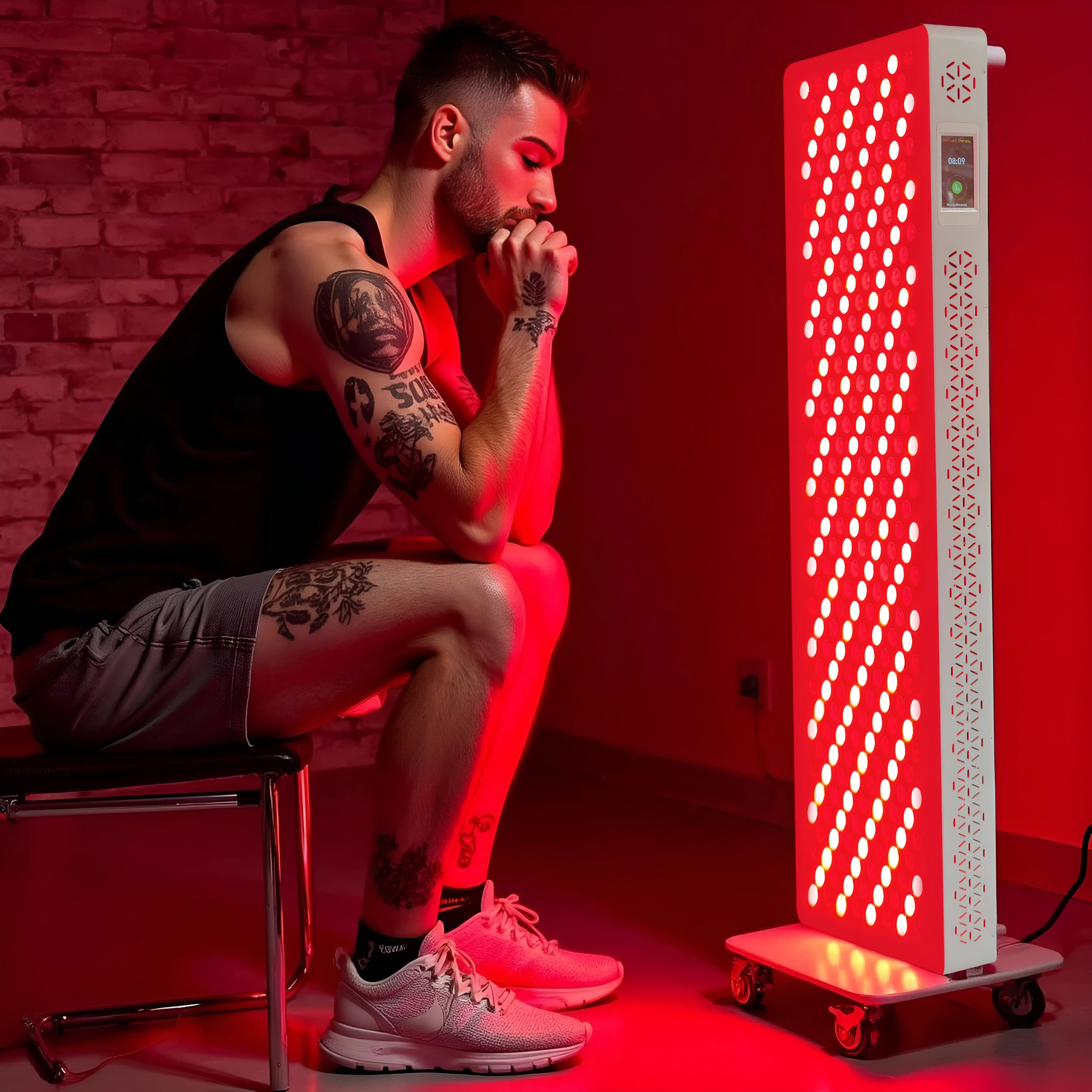 Glow-Red™ Red Light Digital Panel for skin therapy and wellness.