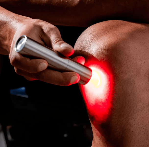 Glow-Red™ Red Light Therapy Torch for skin rejuvenation, muscle recovery, and pain relief.