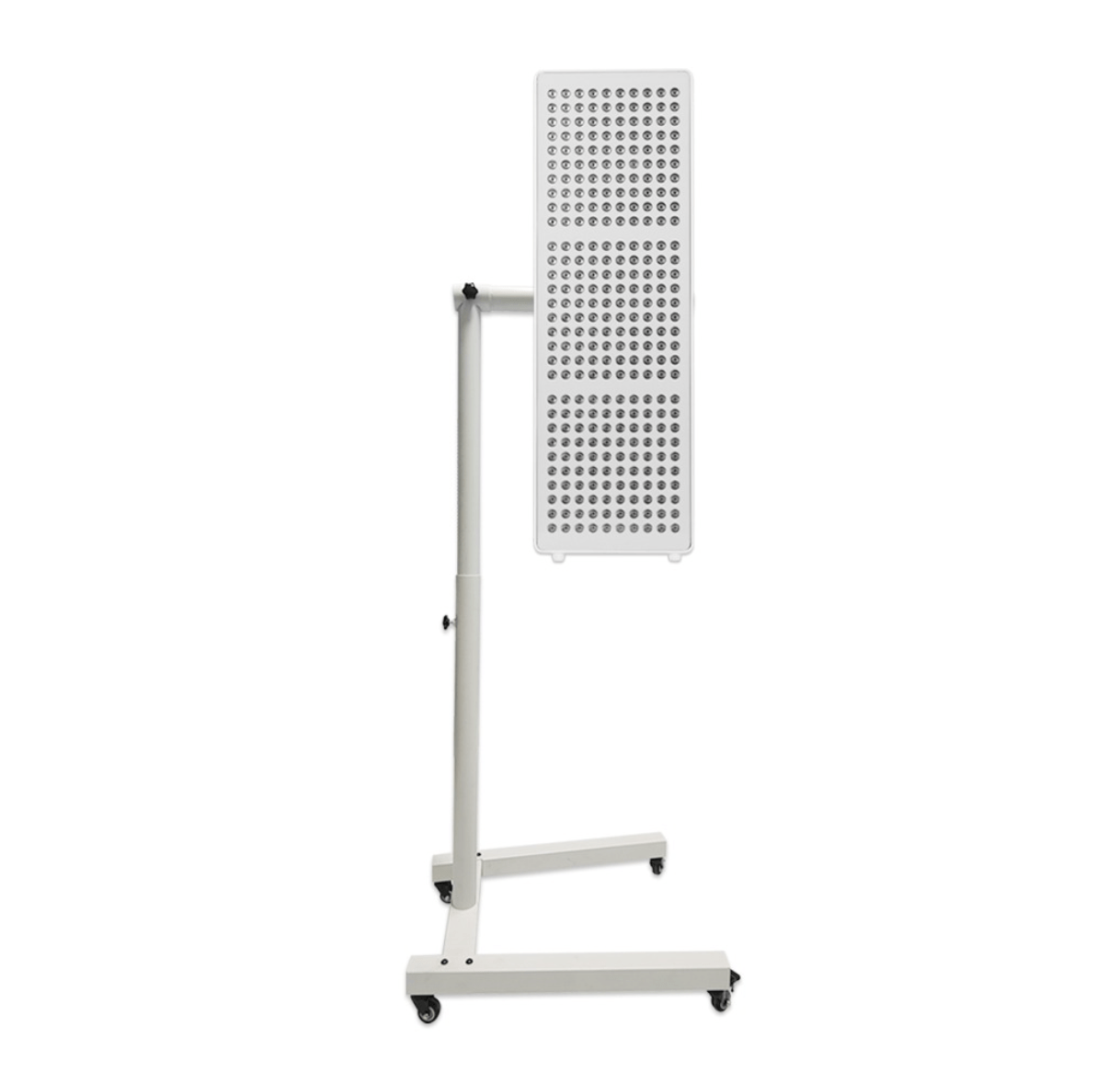 Glow-Red™ Simple Stand for red light therapy devices, adjustable and portable.